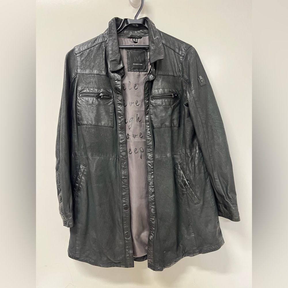 Mauritius Gypsy Leather Jacket Womens Small - Picture 10 of 11